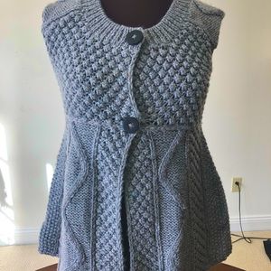 Kenji grey knit sweater vest